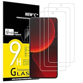 NEW'C Lot de 3, Verre Trempé pour Xiaomi 13T, Xiaomi 13T Pro, Film Protection écran sans Bulles d'air Ultra Résistant (0,33mm HD Ultra Transparent) Dureté 9H Glass