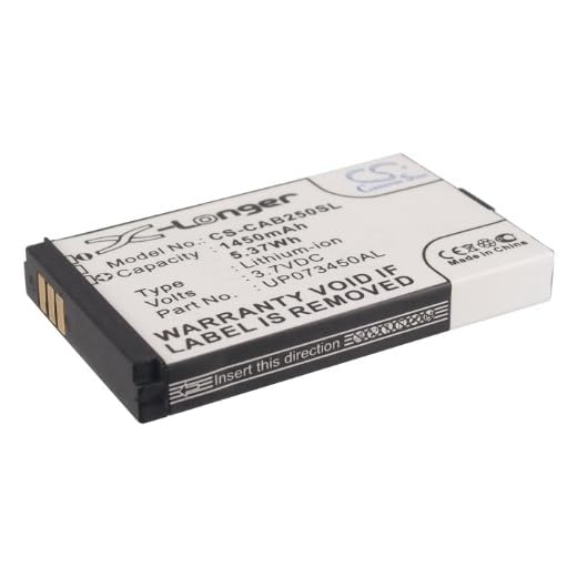 Cameron Sino 1450mAh Battery for CAT B25, Caterpillar B25
