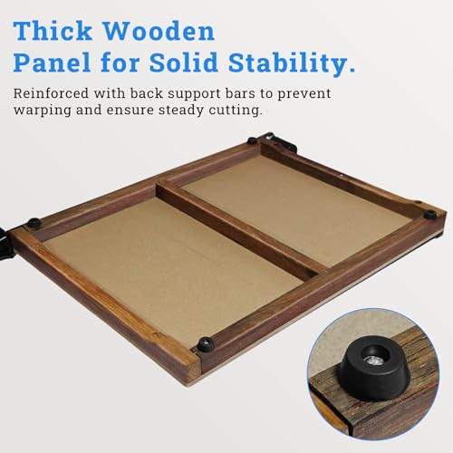 ALRITOTEK A3 Guillotine Paper Cutter Trimmer, 18" Wood Paper Trimmer for Office and Crafts, 10-12 Sheets Capacity (Wooden) by Alritotek - Image 7