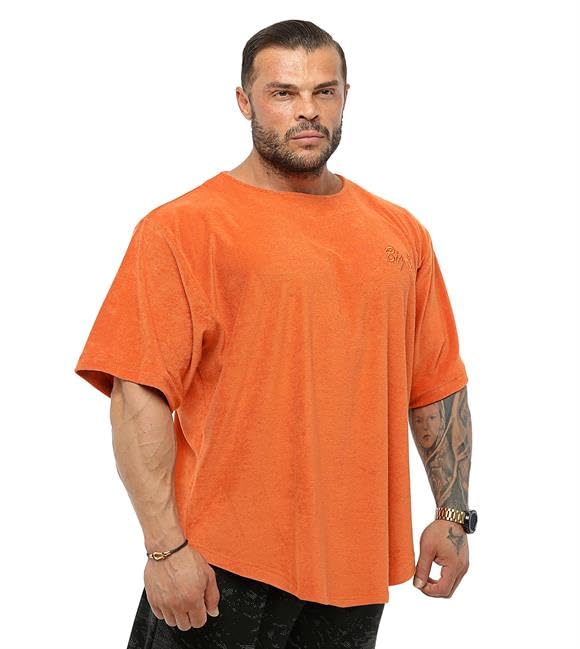 BIG SAM SPORTSWEAR COMPANY Men's Oversize Towel T-Shirt, Bodybuilding, Lifting Cardio Ragtop Embroidered Active T-Shirt4