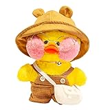 EXIGENT Duck Stuffed Animal Toy Soft Plush Kids Girls Boys Costume Outfits for Christmas Birthday Ea