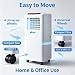 Imagen de GIOFEOIK Aire Acondicionado Portátil 14000 BTU 2-in-1 Frío Calor