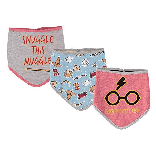 Harry Potter Baby Unisex Bandana Bibs Three Pack Baby Gift for Girls and Boys