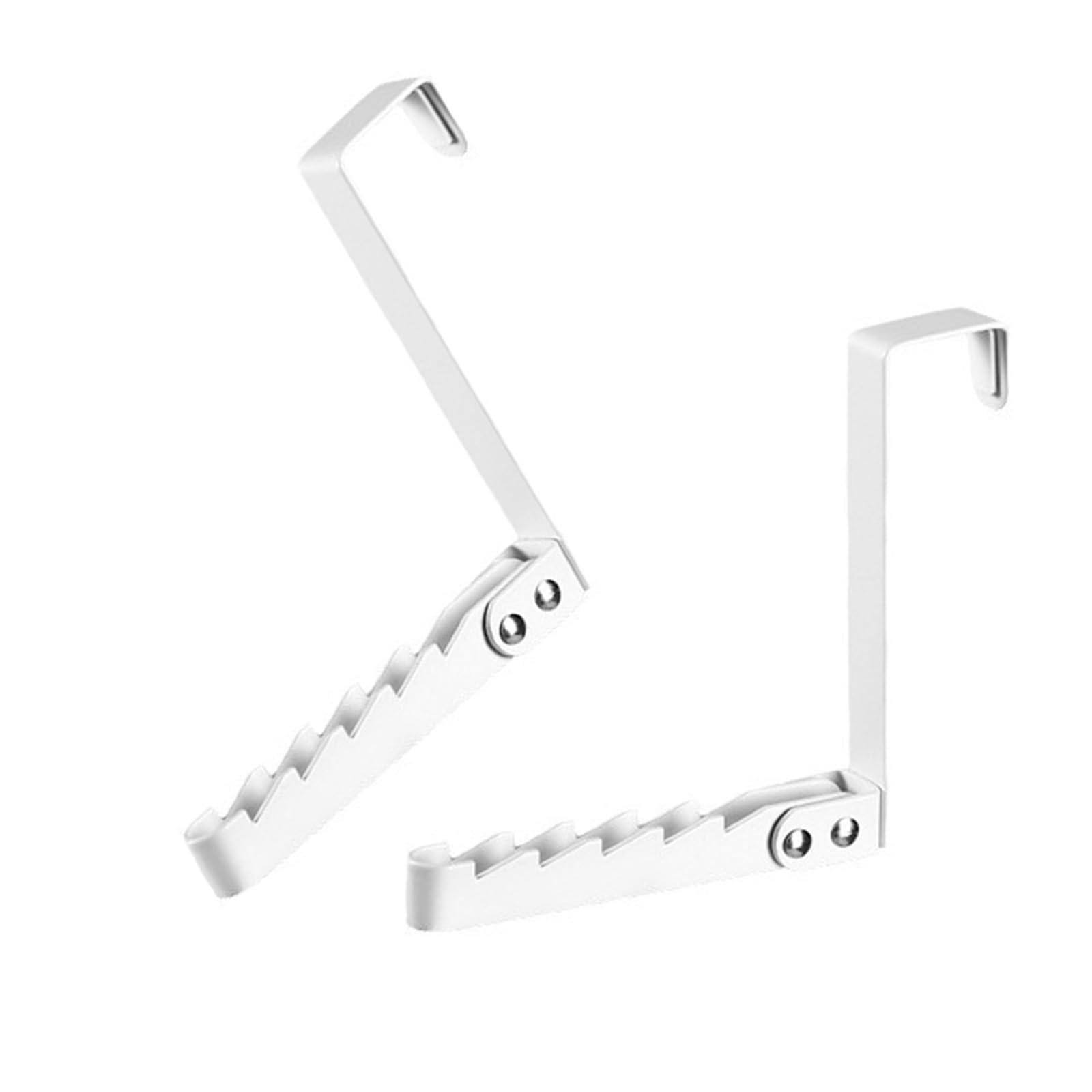 Tsophreniq Clothes Coat Hanging Hook Bedroom Robe Hook Foldable Door Mounted Bathroom Towel Hanger Kitchen Bedroom Accessories Over the Door Clothes Drying Rack