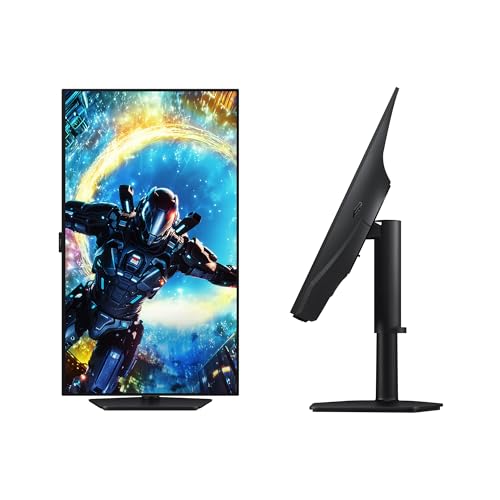 Image of Samsung 32 inch Odyssey OLED G7 (G73SH) Gaming Monitor - 4K Resolution, 165Hz, Dual Mode FHD 330Hz, 0.03ms, Glossy OLED, HAS /Tilt /Swivel /Pivot, G-Sync Compatible, 3 Year Warranty, LS32HG732SNXZA