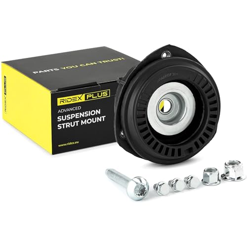 RIDEX PLUS 1180S0481P Copela de amortiguador eje delantero, ambos lados compatible con VW Golf VII Hatchback 5G1, BQ1, BE1, BE2 Passat B8 Variant 3G5, CB5 Touran 5T1 Golf VII Variant BA5, BV5