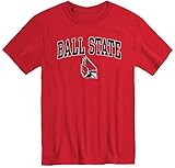 Barnesmith Ball State University BSU Ball St Short-Sleeve T-Shirt, Spirit, Red, X-Large