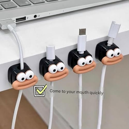 5 / 10 Clips para Organizador de Cables para Manejo y Fijación en Escritorio miniatura 6