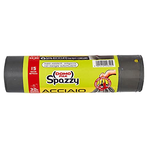 Domopak Spazzy Sacchi Nettezza Acciaio con