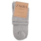 ZAKIRA Skarpety Stopki, Frotte, 4-Pak, 40-46 (EU), Jasnoszary