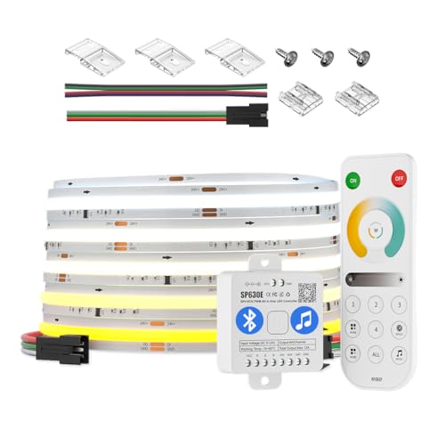 Tira LED Bluetooth 16.4FT CCT 3000K-6000K RGB BTF-LIGHTING miniatura 1