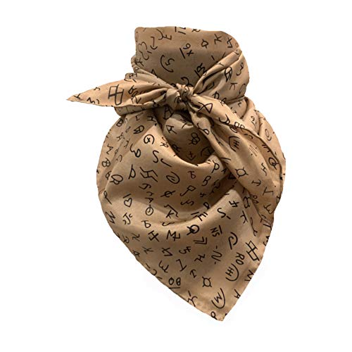 Wyoming Traders 100% Silk Cowboy Bandana Wild Rag Brands Print Scarf 34.5