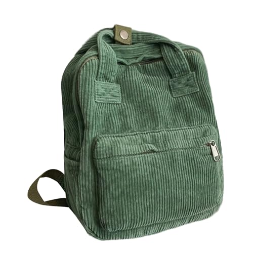 Mochila de pana para laptop de gran capacidad y diseño ligero para mujer