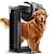 3-Flap Dog Door, All Aluminum Alloy Large Doggy Door Doggie door for Wall, Heavy Duty Pet Door Easy to Install, Energy Efficient, Telescoping Tunnel for Interior & Exterior Wall, Pet Up to 110Lb-Black