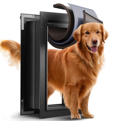VOSOIR All-Aluminum 3-Flap Dog Door