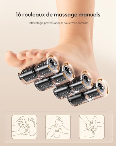 Bain de pied pliable avec 3 niveaux de chaleur et télécommande sans fil - 5
