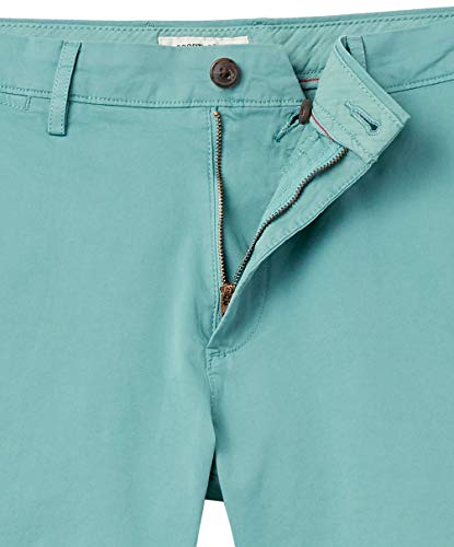 Image of Amazon Essentials Men's Slim-Fit 5 inch Flat-Front Comfort Stretch Khaki Chino Shorts with Elastic Waistband