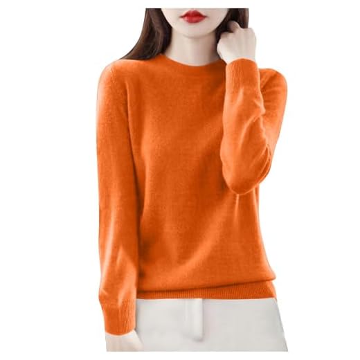 2025 Pull Femme à Manches Longues en Tricot Sweat Blouse Col V/Col Rond/Col Montant Côtelé Chemisier Top Léger Sweatshirt Chic et élégant sous Pull Haut T-Shirt Pull Femmes Chic Chaud Pas Cher