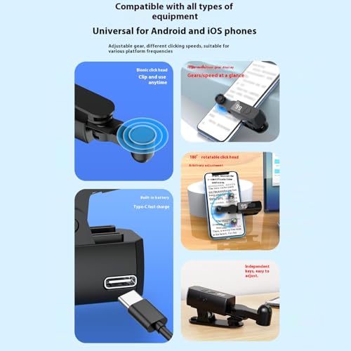 Tapper automático de pantalla de teléfono móvil para compras y clics continuos 4