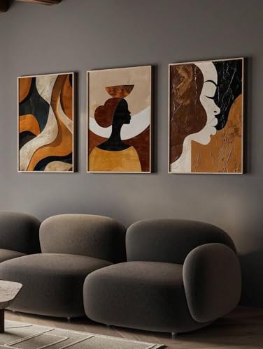 Tableau mural abstrait géométrique XINBAO idéal pour décorer un salon contemporain