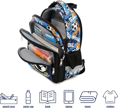 Image of Frantic Waterproof Polyester 26 L School Backpack School Bag Daypack Picnic Bag For Boys & Girl(4Zipper Parent)