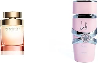 Michael Kors Wonderlust for Women 3.4 oz Eau de Parfum Spray Bundle with Lattafa Yara for Women Eau de Parfum Spray, 3.40 Ounce