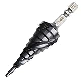 YMJOGGUE 三枚刃ステップドリル ステンレス用 六角軸 スパイラルドリル 穴あけ たけのこドリル 円錐ドリル チタンコーティング HSS-Co M35 (4-22mm/10段)