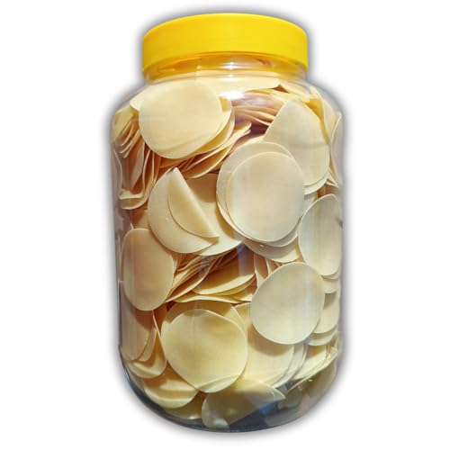 Conos Maíz Crudo - Snacks Para Freír en Casa | Formato Tarro Reutilizable 1KG (PATATAS BLANCAS)