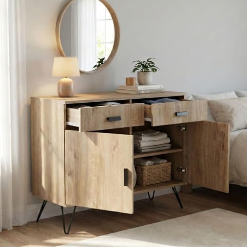 Image of FFO Foldable Study Table for Home & Office | Space Saving Computer Desk with Storage Shelf | Metal Frame & Engineered Wood Top | Portable Work from Home Desk | No Assembly Required