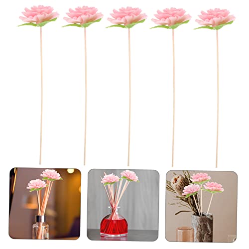 5 palitos difusores de flor de ratán natural para aromaterapia miniatura 3