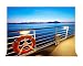LYLYCTY 7x5ft Cruise Ship Backdrop The Sea Distant Mountain Cruise Photography Backdrops Photo Studio Background Props LYP101