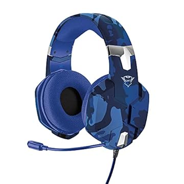 Headset Gamer PS4 / PS5 / XBOX series / SWITCH / PC / LAPTOP GXT 322B Carus - Azul - Trust