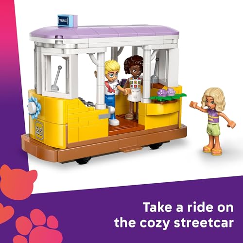 LEGO Friends Plant Café & Flower Shop Pretend Play Building Toy - Playset with 4 Minidolls and Cat Toy for Creative Storytelling - Birthday Gift Idea for Girls and Boys, Ages 9 and Up - 42671 - image 3