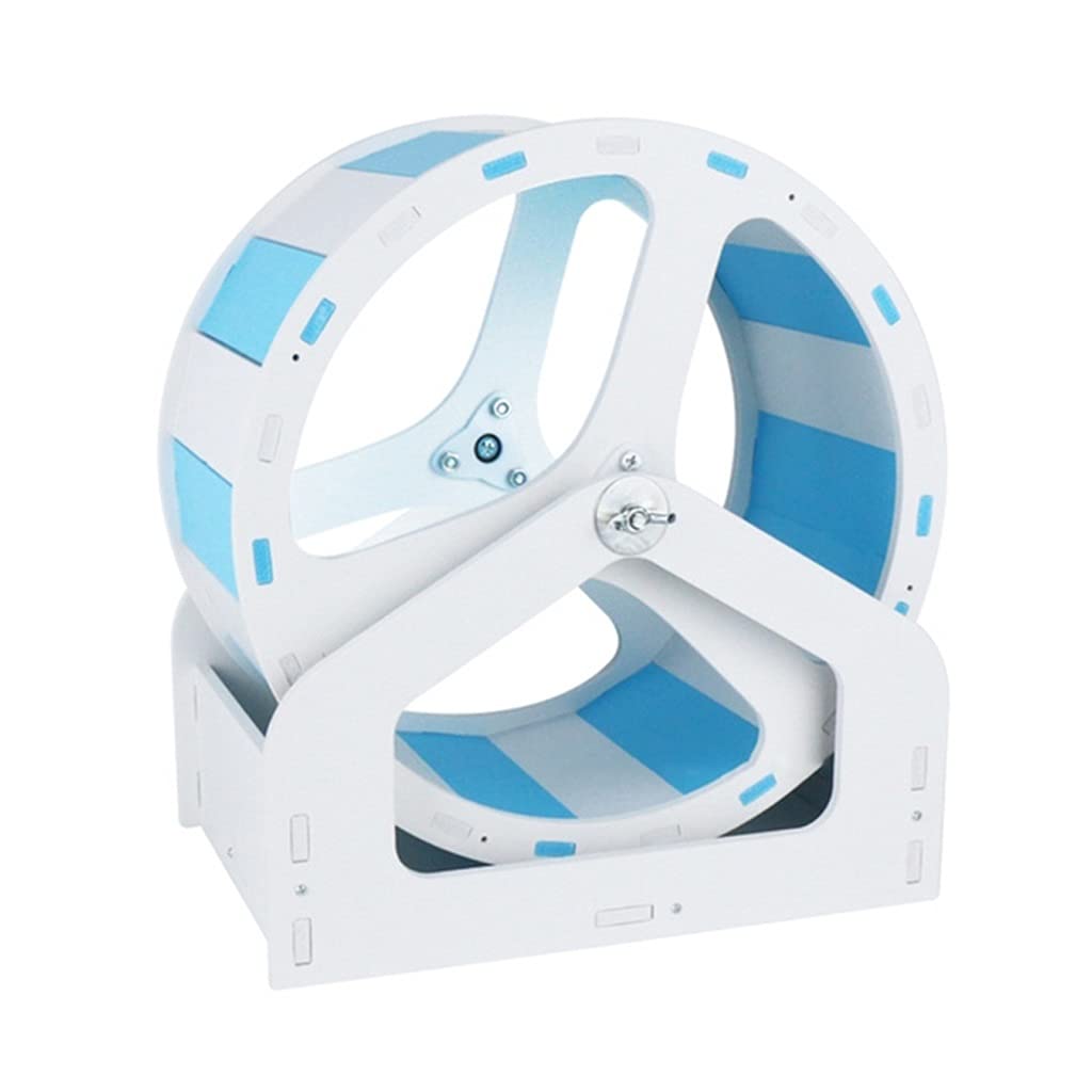 Rueda de Ejercicio para Correr para hámster, Juguete silencioso con Soporte Ajustable, Giratorio