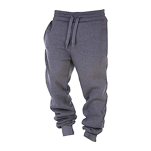 Maiyifu-GJ Men's Drawstring Tapered Sweatpants Casual Loose Joggers Pants Lightweight Running Training Athletic Long Trousers