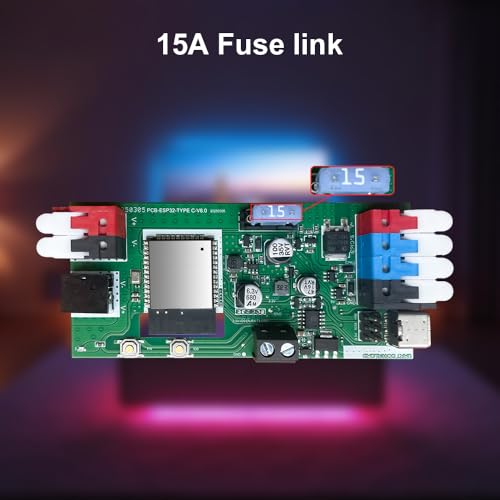Controlador para Tira LED RGB con Micrófono ESP32 WLED miniatura 4