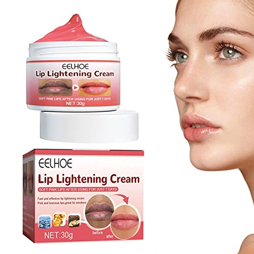 Éclaircissant pour les lèvres foncées - Baume crème éclaircissant pour les lèvres bio sain pour les lèvres roses douces - Baume éclaircissant nourrissant pour les lèvres foncées Éclaircissant Mgichoom Cover