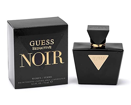 GUESS Seductive Noir, Eau de Toilette para Mujer, Colonia Floral, Fragancia Seductora, Larga Duración