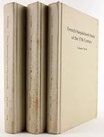French harpsichord music of the 17th century: A thematic catalog of the sources with commentary (Studies in musicology) 0835710696 Book Cover