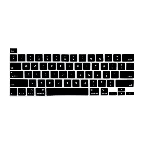 MiNGFi Protection Clavier Silicone Anglais QWERTY pour MacBook Pro 13