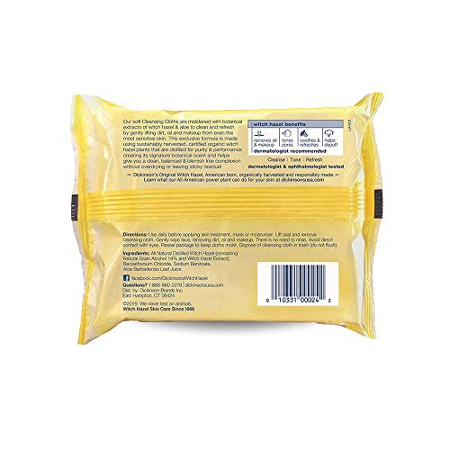 Dickinson's Refreshingly Clean Cleansing Cloths, 25 Count - Image 2