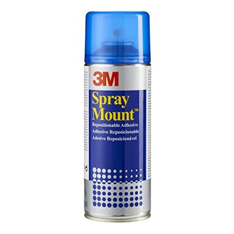 3M SprayMount Permanent Spray Adhesive, 1 Can 400 ml - Ideal for mock-ups, presentations, school projects, display boards Cover