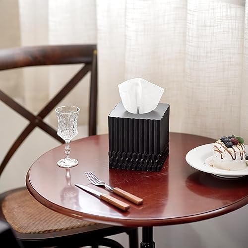 Polytree TISSUE BOX COVER 2 Box Cover Square For Home Decor,Tissue Box Holder For Bathroom Countertop,Tabletop,Bedside Table,Office thumb #4