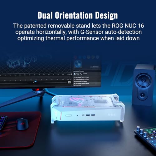 Image of ROG NUC 16 Gaming Mini PC, Core Ultra 9 290HX+, RTX 5080, 64GB RAM, 2TB SSD