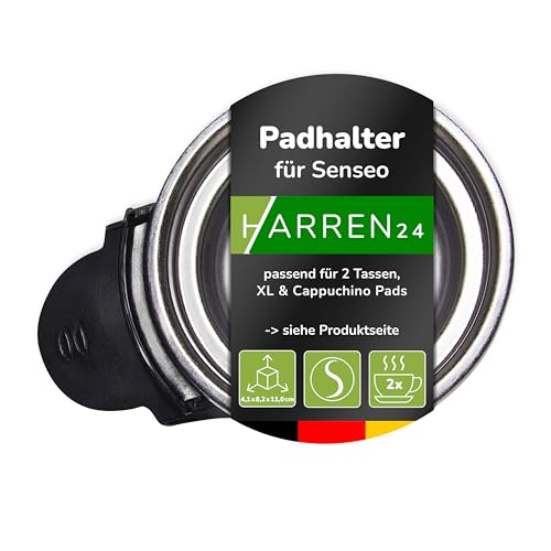 Harren24 Padhalter CP1243/01 für 2 Tassen kompatibel mit Philips Senseo Kaffeepadmaschine Select CSA230 CSA240 CSA250 Ersatz Halter für Kaffeepads
