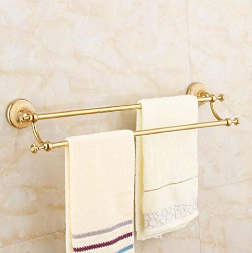 Porte-serviettes rétro 24,4 pouces pour salle de bain chic en jade