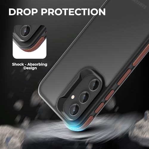 Image of A rtistque Armor Bumper Back Case Cover for Samsung Galaxy S23 FE | Smooth Sides with Grip | Shockproof TPU Protective Design | Raised Camera Edges | - Brown