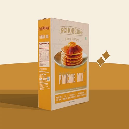 Image of Schobern Pancake Mix - Soft & Fluffy Swiss-Style, For Kids & Adults, 350g