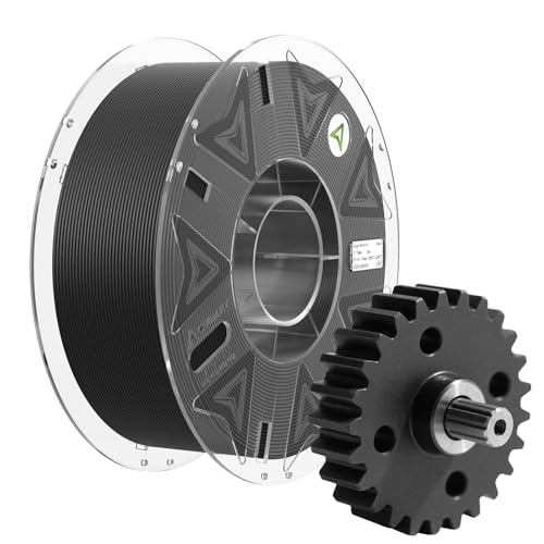 Creality Official PETG Carbon Fiber Filament 1.75mm, PETG-CF 3D Printer Filament, 300mm/s High Speed Hyper PETG-CF, Excellent Mechanical Properties, Fits for All 3D Printers, 1 KG(2.2lbs) Spool Black