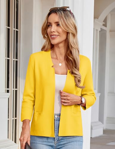 Image of GRACE KARIN 3 /4 Sleeve Sweater Blazer Jackets for Women Business Casual